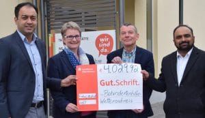 Spendenübergabe nach Charity Walk & Run in Bad Nauheim 2017