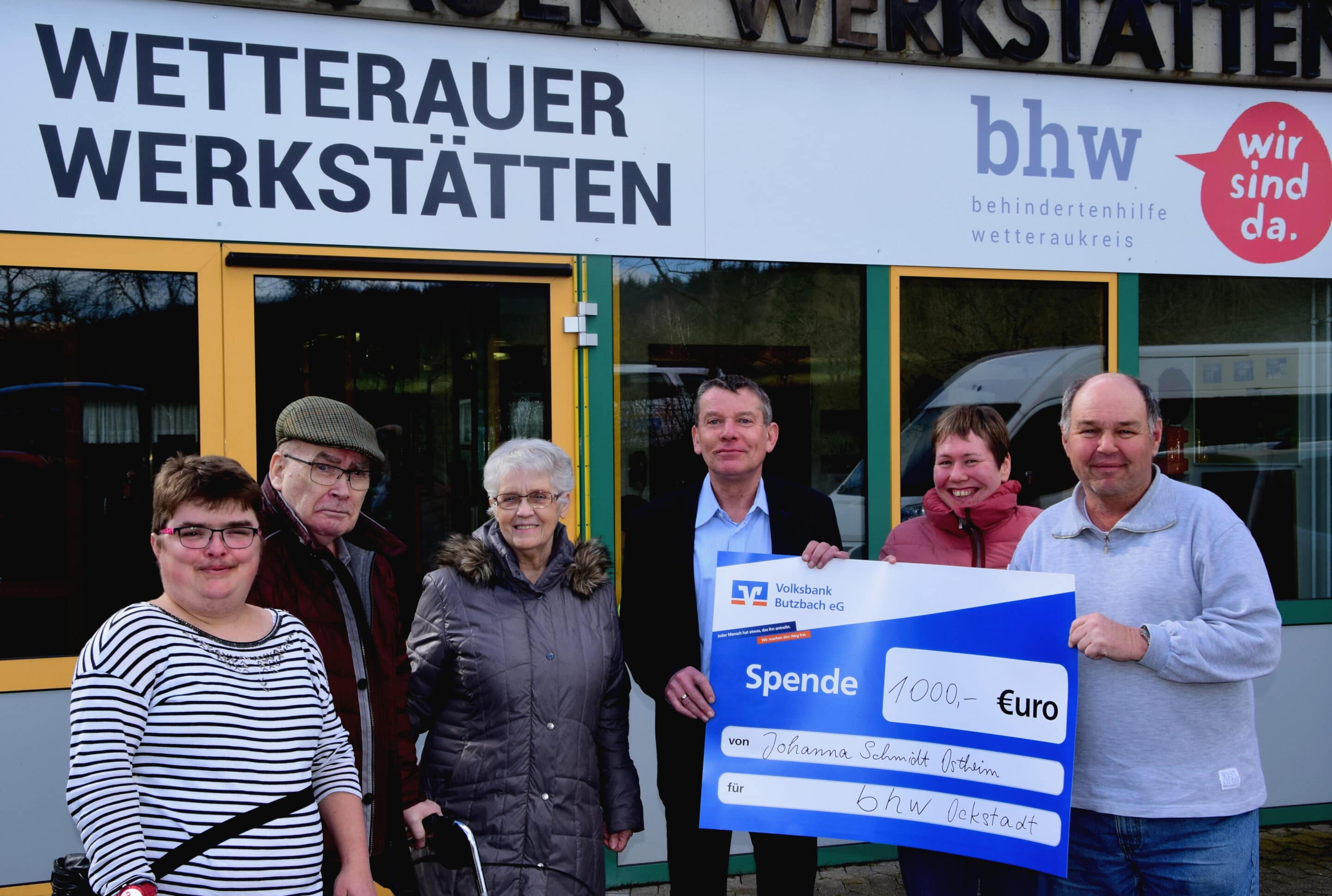 Spendenübergabe Schmidt